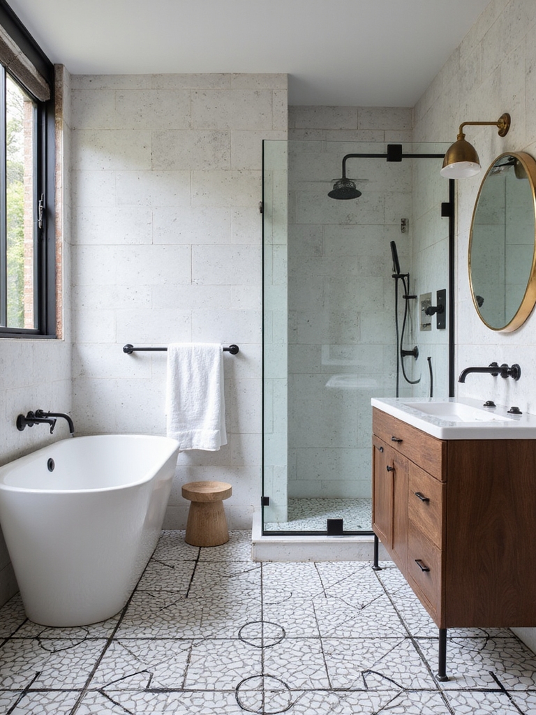 bold black tile elegance