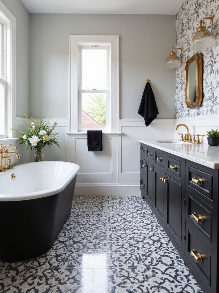 bold monochrome tile designs