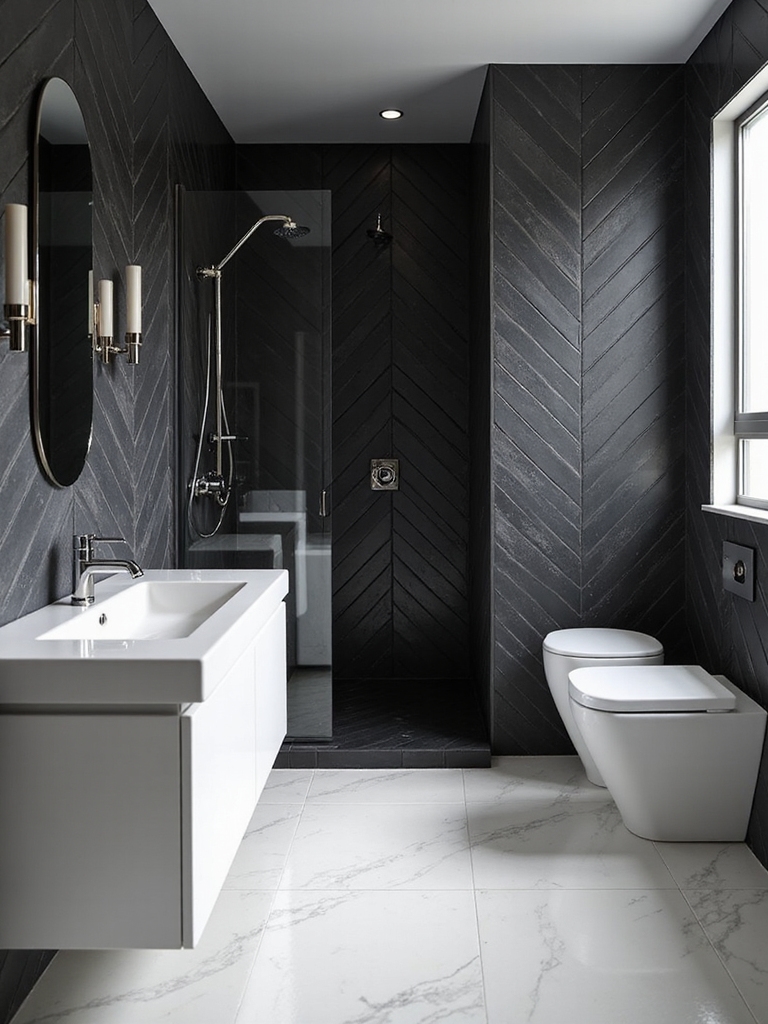 bold tile contrast design