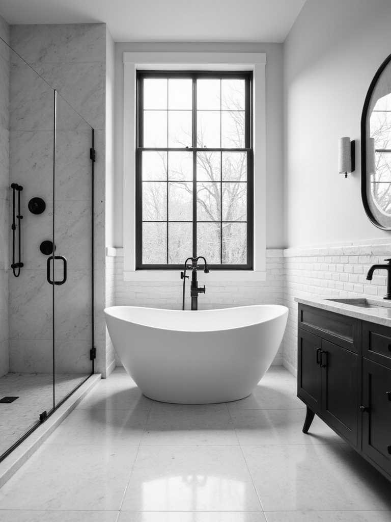 budget friendly black and white