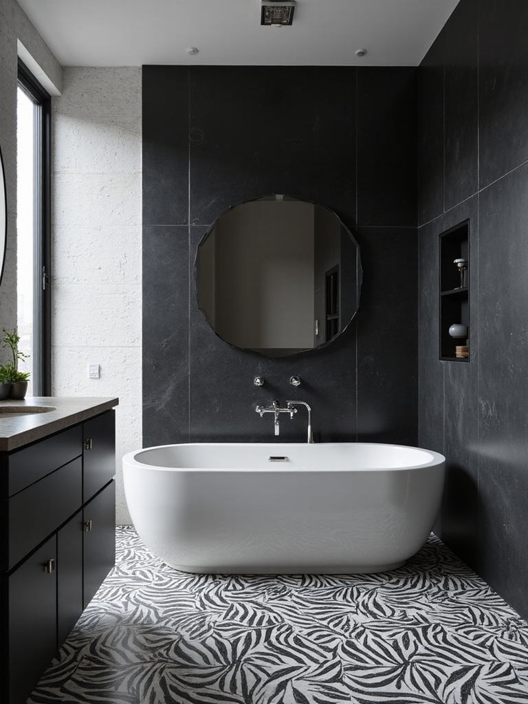 calm graphic tile design