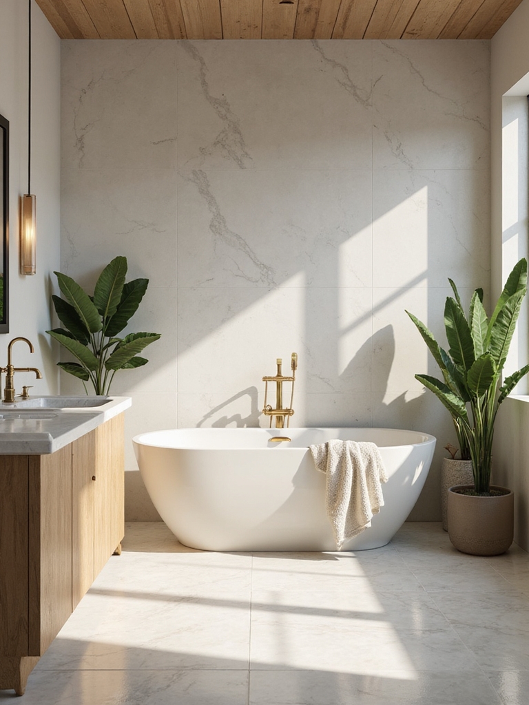 calm spa bathroom essentials