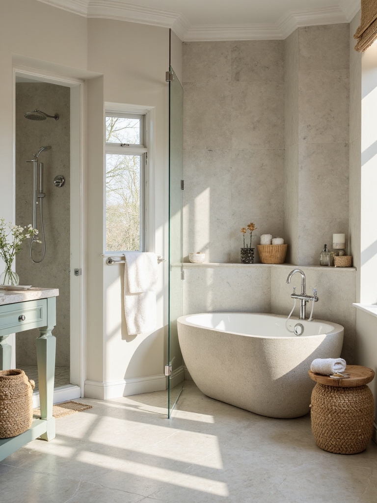 calming spa style color palette