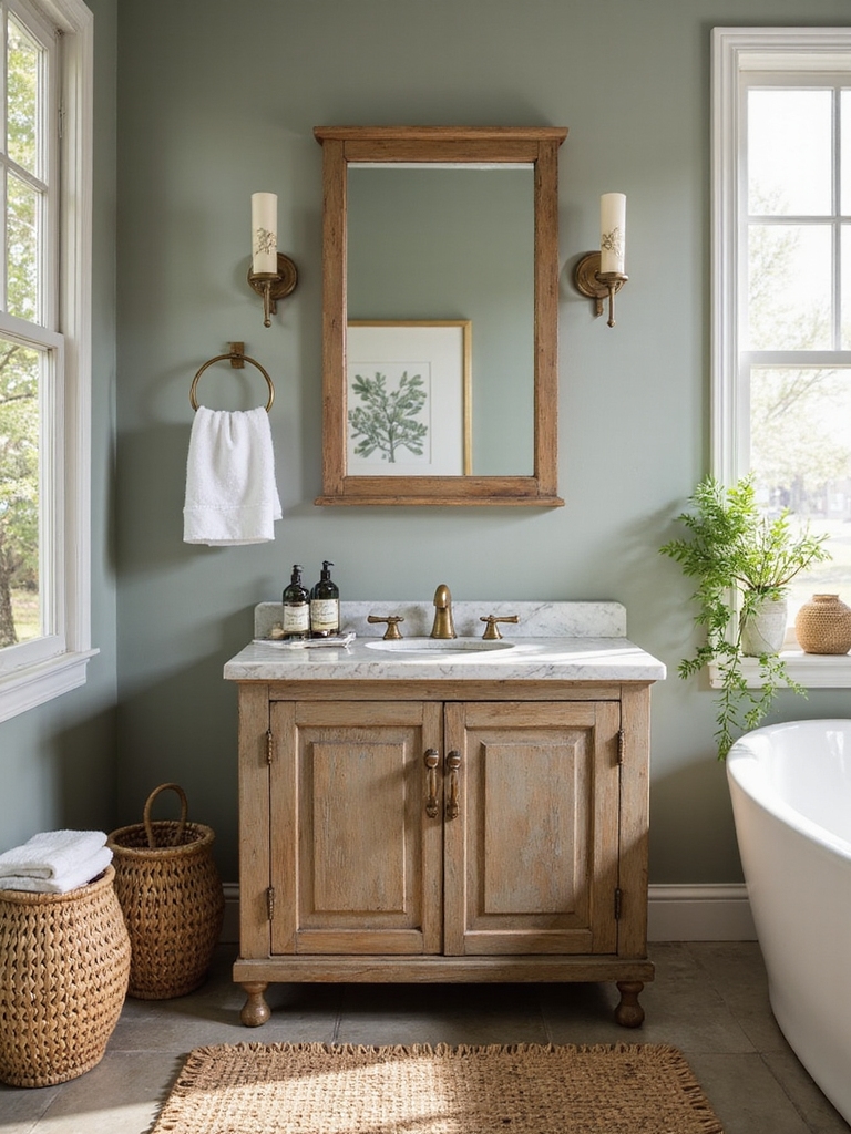charming vintage vanity styling