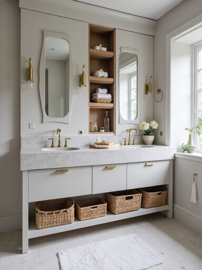 clutter free bathroom storage solutions