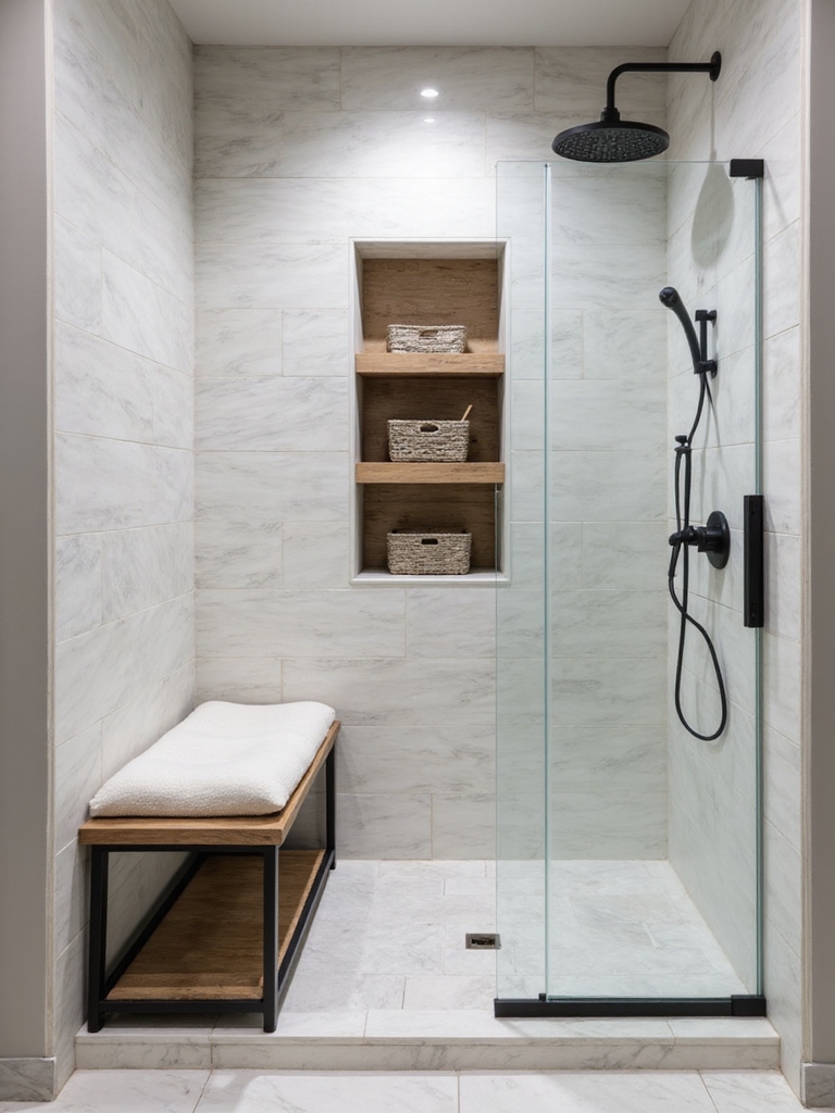 clutter free shower storage solutions