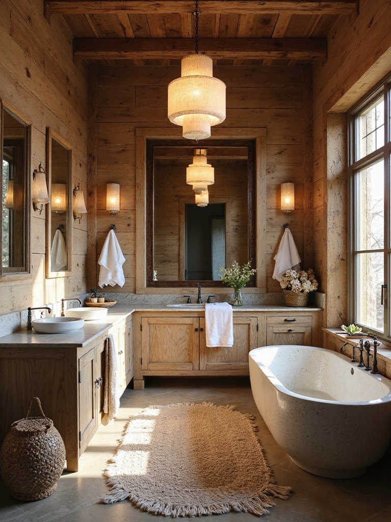 cozy rustic spa retreat