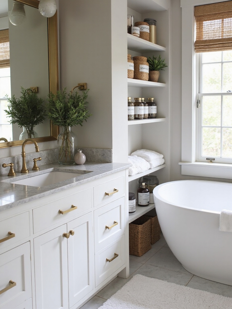 creative bathroom organization tips