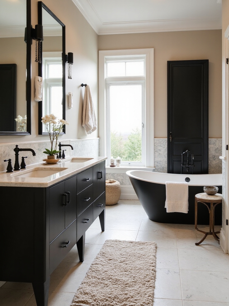 curved elegance in bathrooms