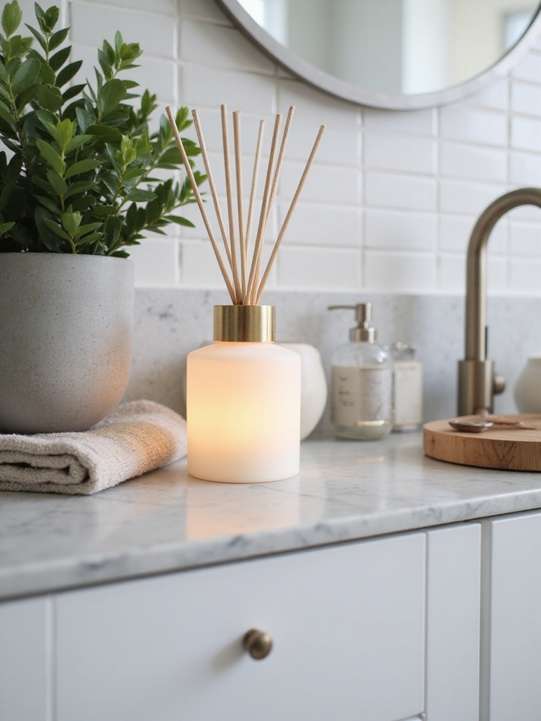 declutter for serene bathrooms