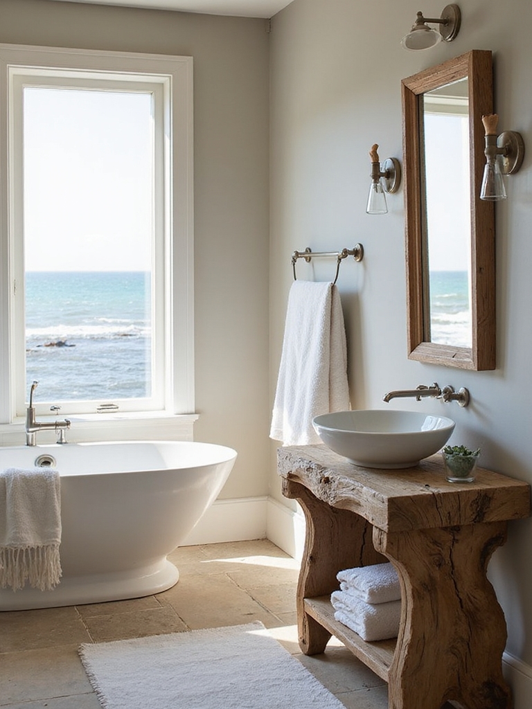 driftwood and natural warmth