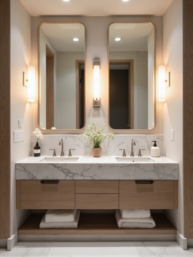 dual sink layout solutions