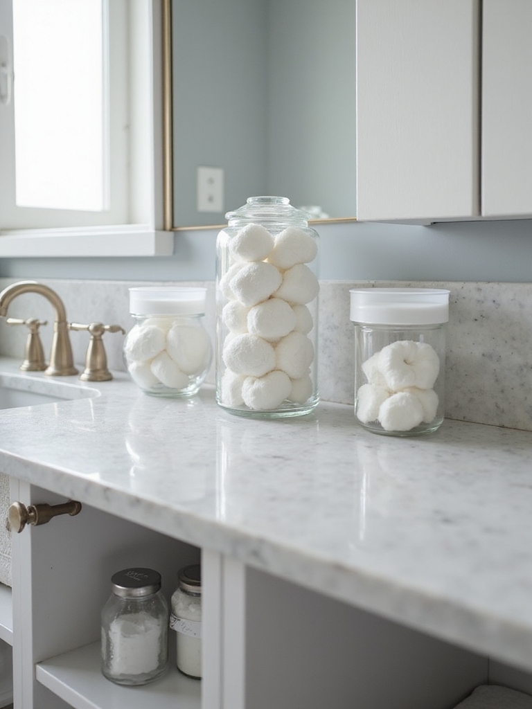 efficient clear container organization