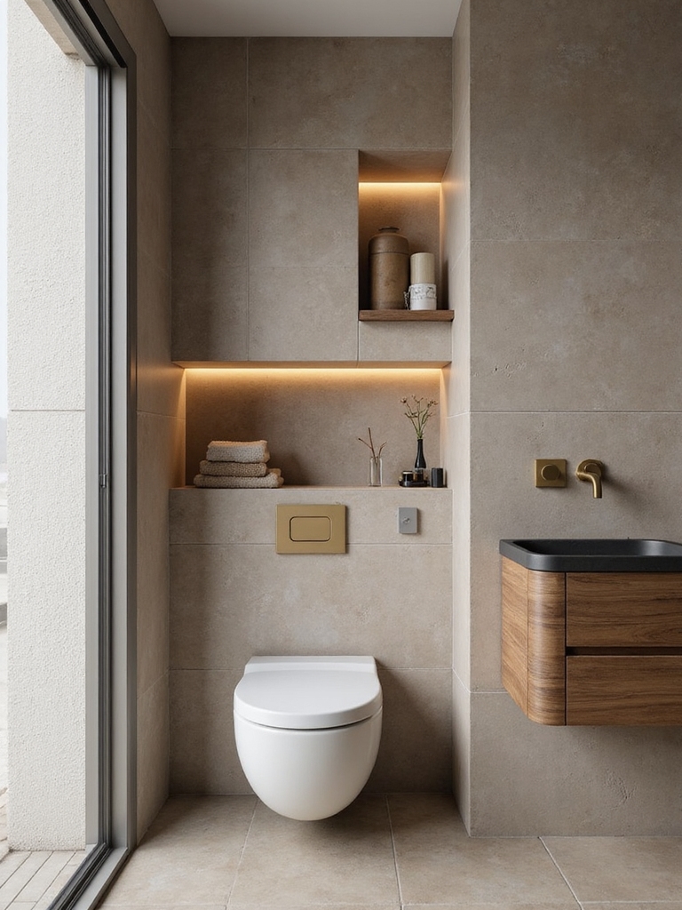 efficient space saving bathroom design