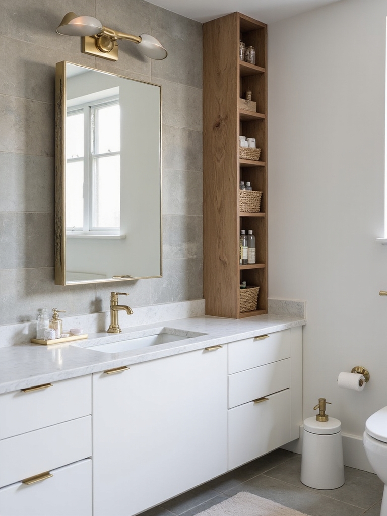 efficient vertical wall storage