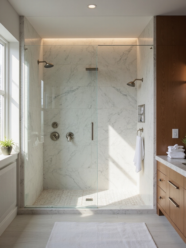 effortless luxury in showers