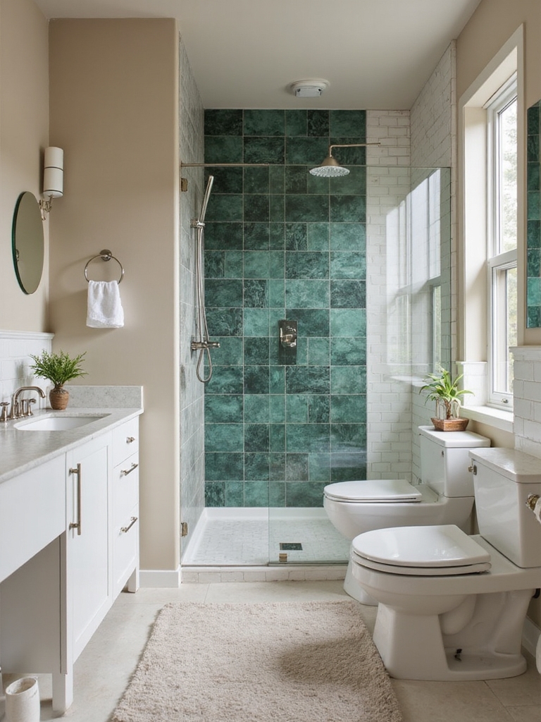 elegant tiles bold accents