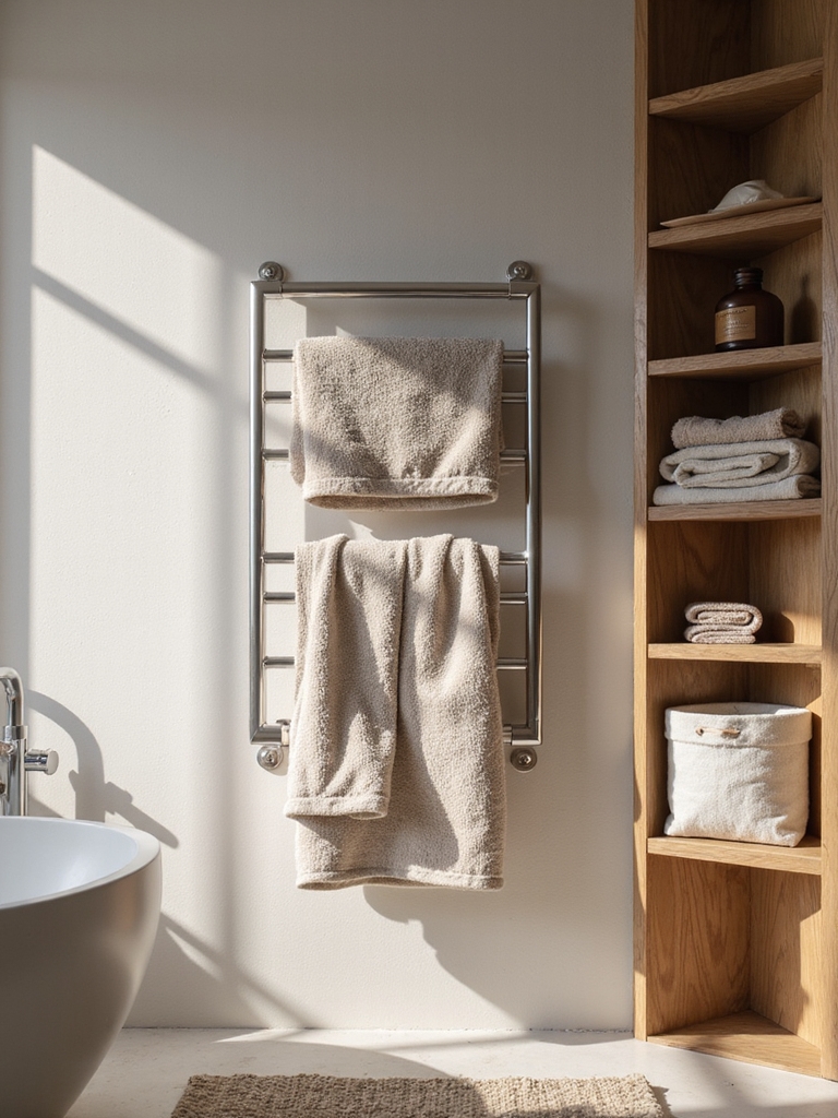 elegant towel storage solutions