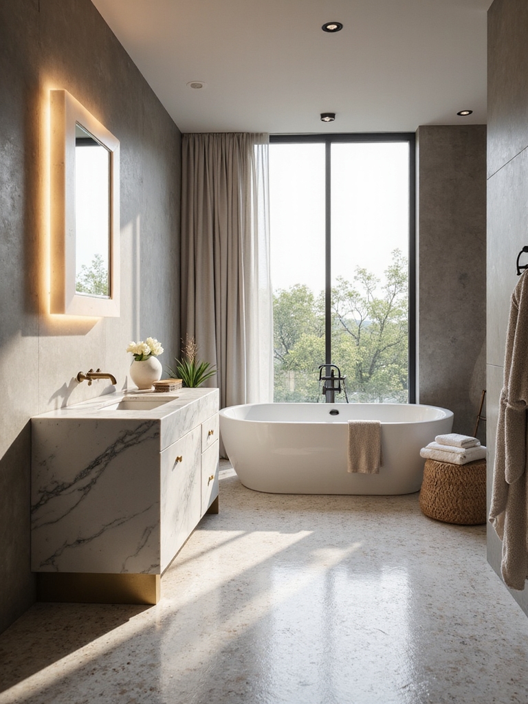elevate bathroom with luxury