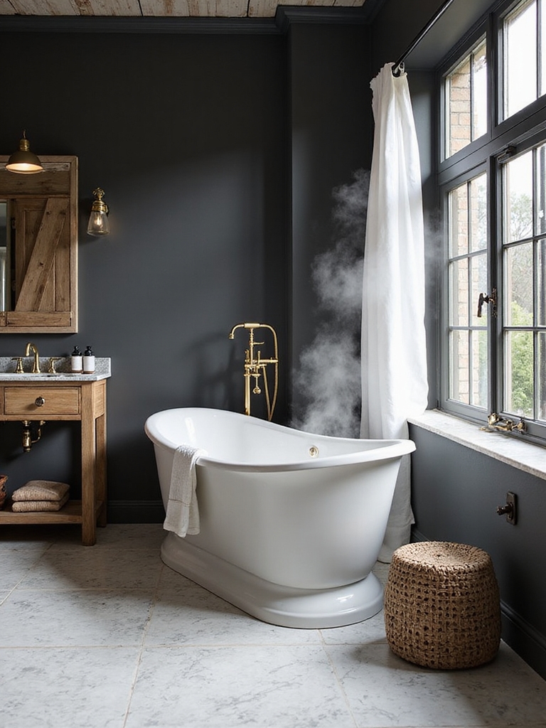 elevate farmhouse bathroom aesthetics