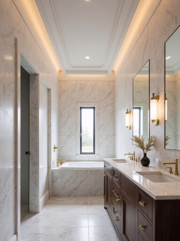 eye catching bathroom ceiling designs