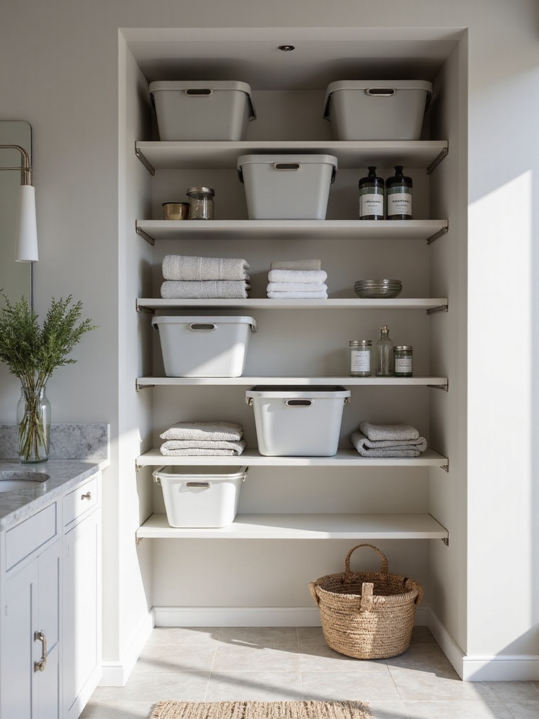 hidden vertical storage solutions
