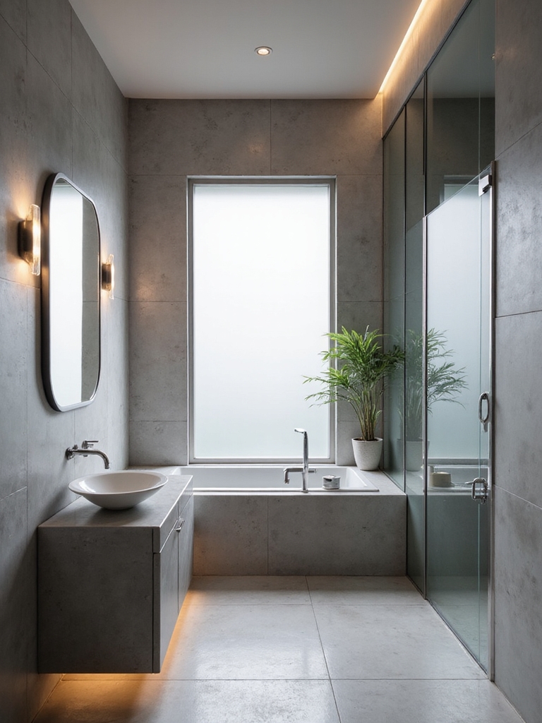 illuminate your gray bathroom