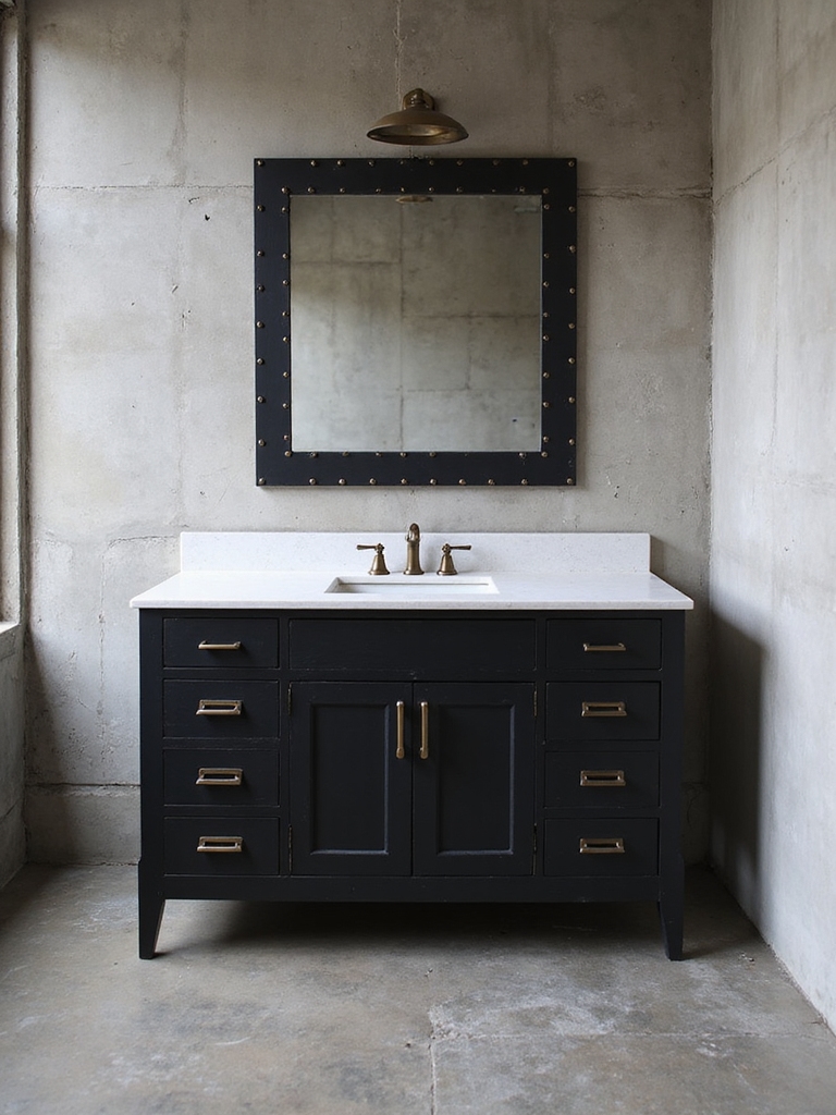 industrial black and metals