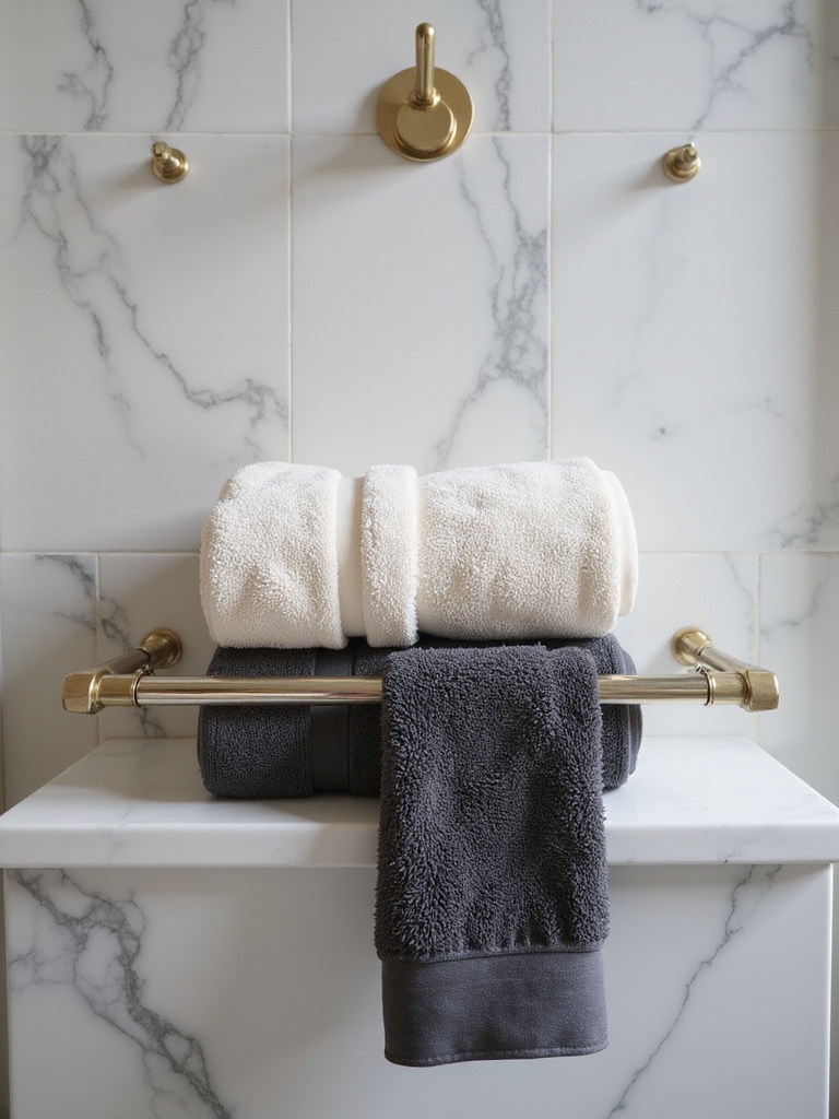 intentional towel display design