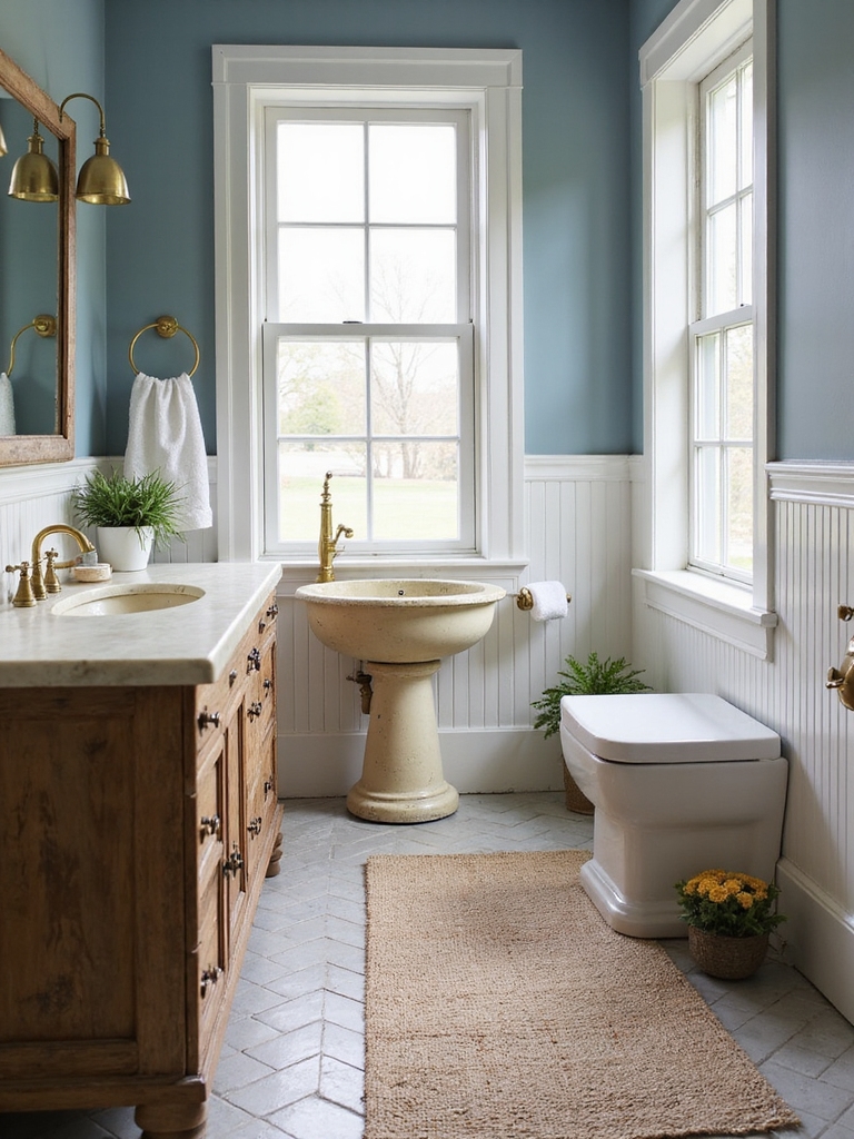 inviting vintage farmhouse retreat
