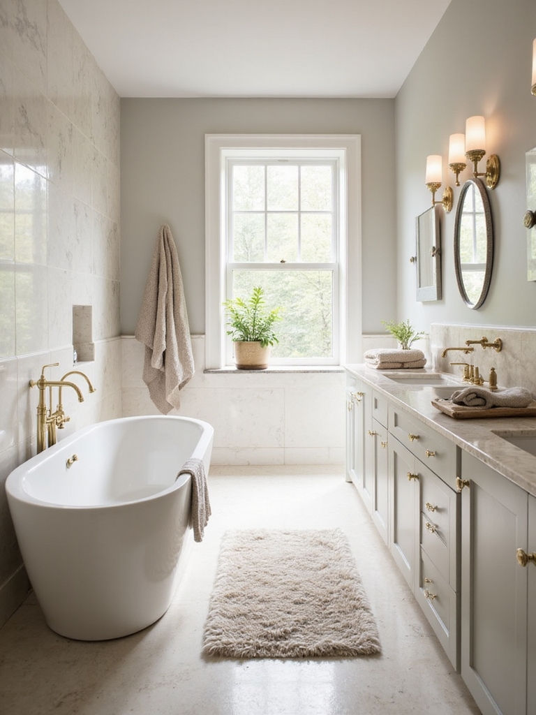 inviting warmth in bathrooms