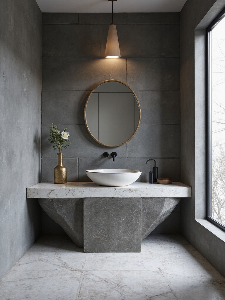 layered finishes for depth