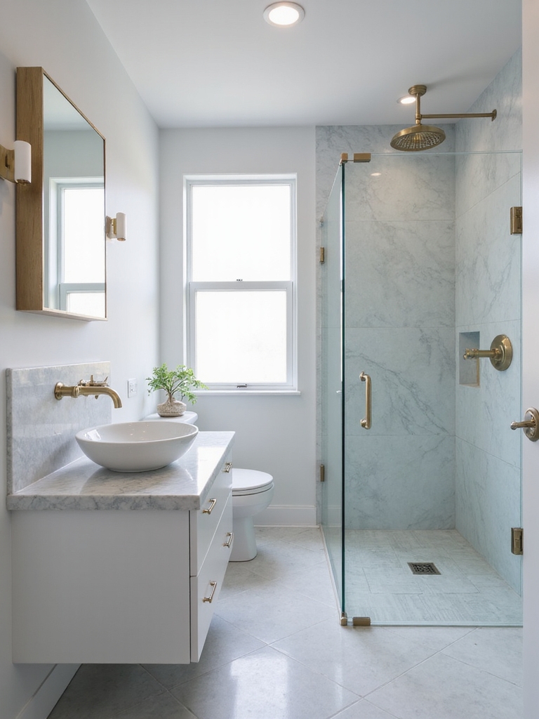 light airy reflective spaces