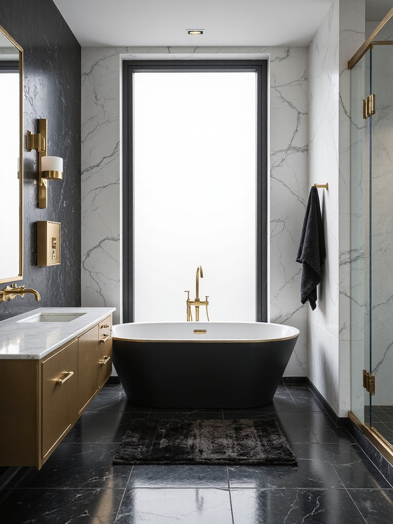 luxe contrast and elegance