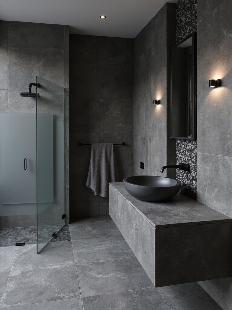 luxe smoky charcoal elegance
