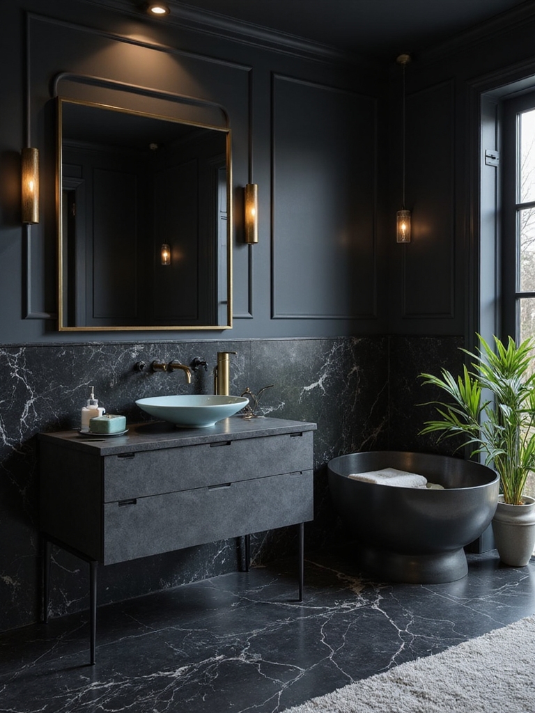 luxe textures for bathrooms
