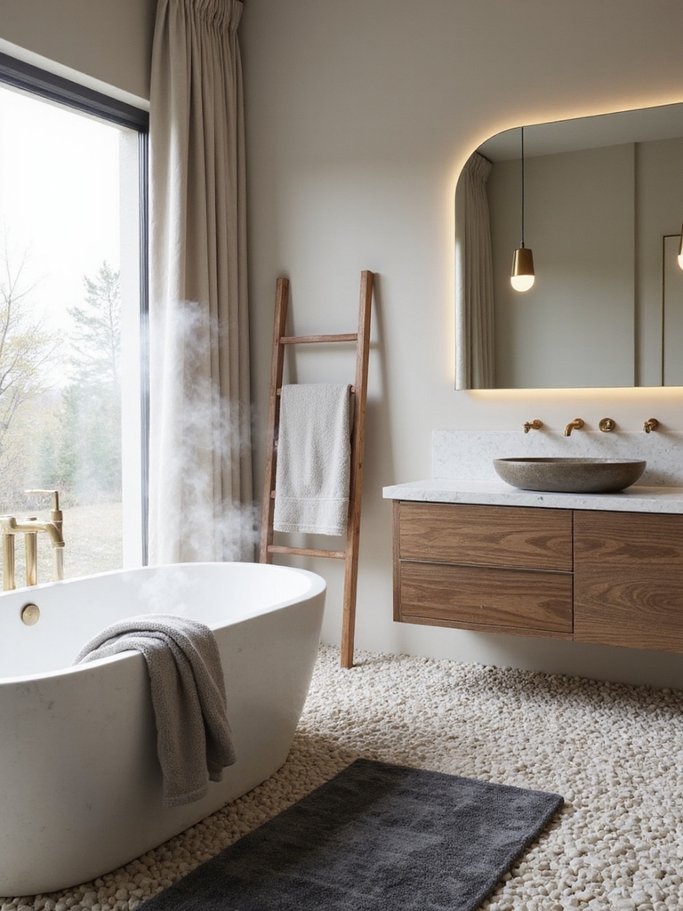 luxurious bathroom texture indulgence