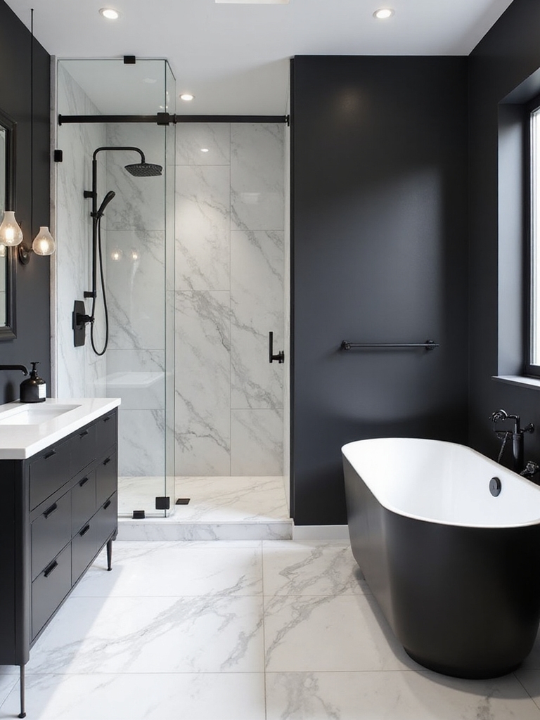 luxurious monochrome wall designs