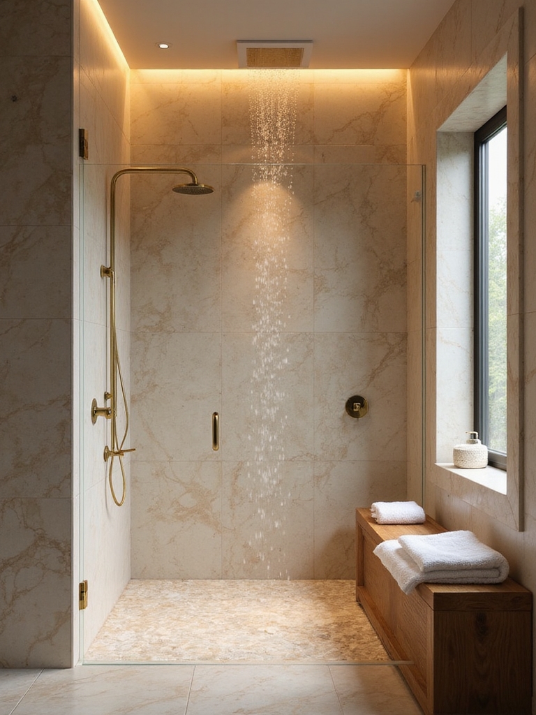 luxurious shower upgrades on budget