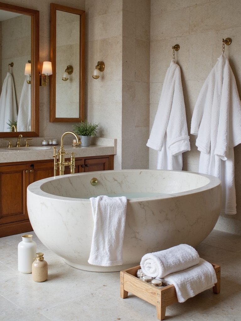 luxurious spa essentials curated