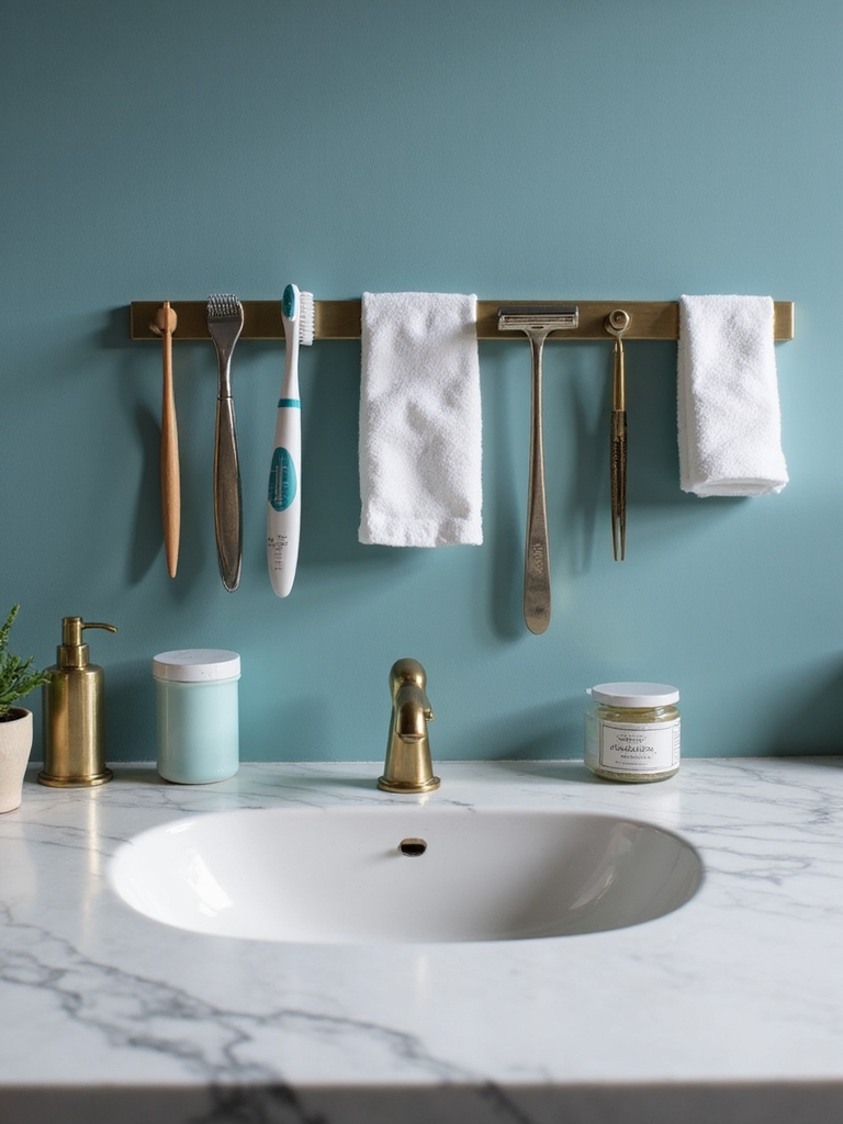 magnetic strips for organization