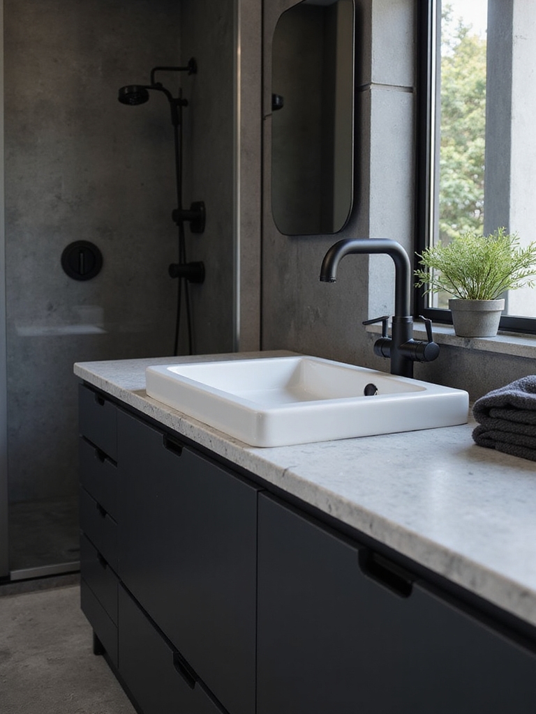 matte fixtures enhance elegance