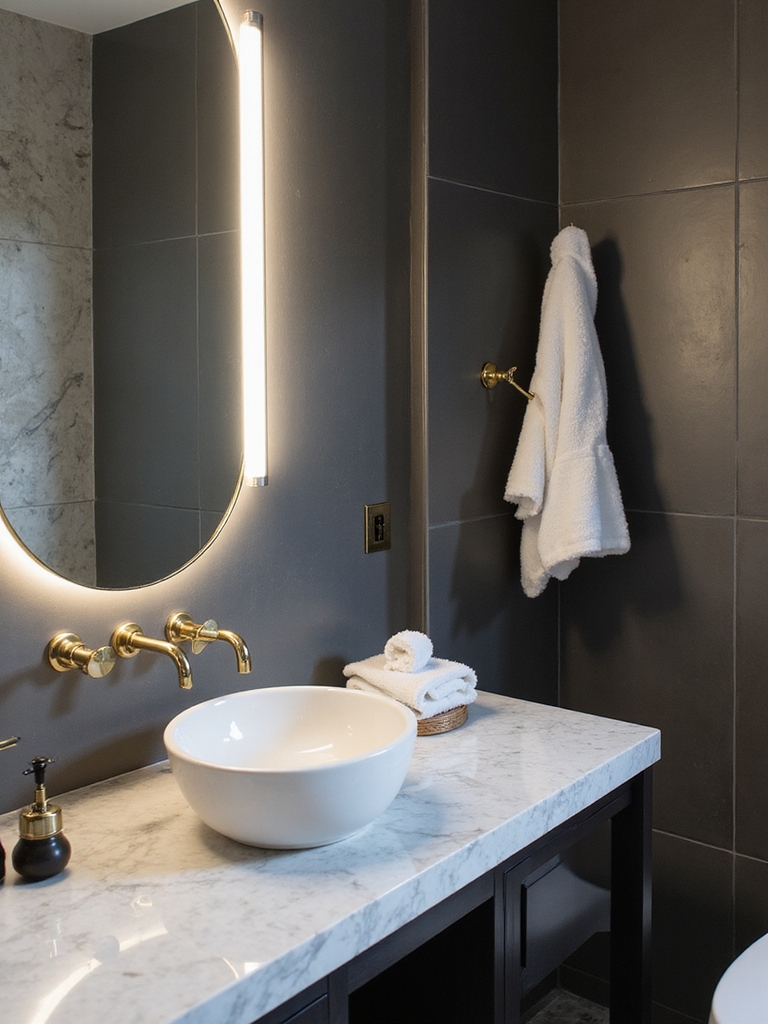 maximize small bathroom space
