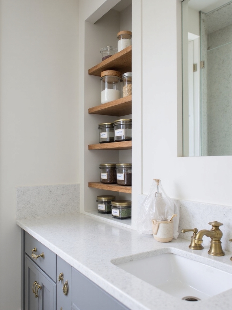 maximize small bathroom storage