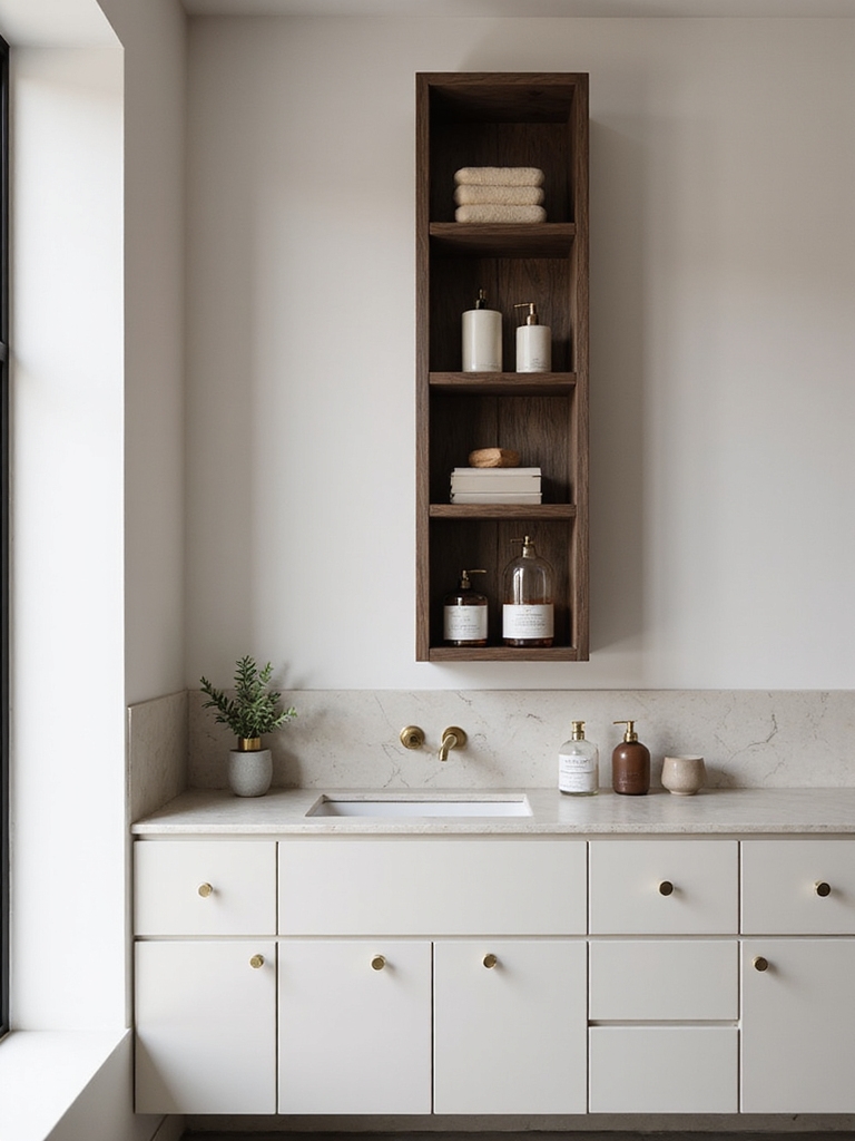 maximize space with shelving