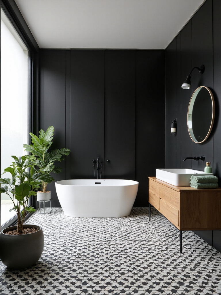modern black and white elegance