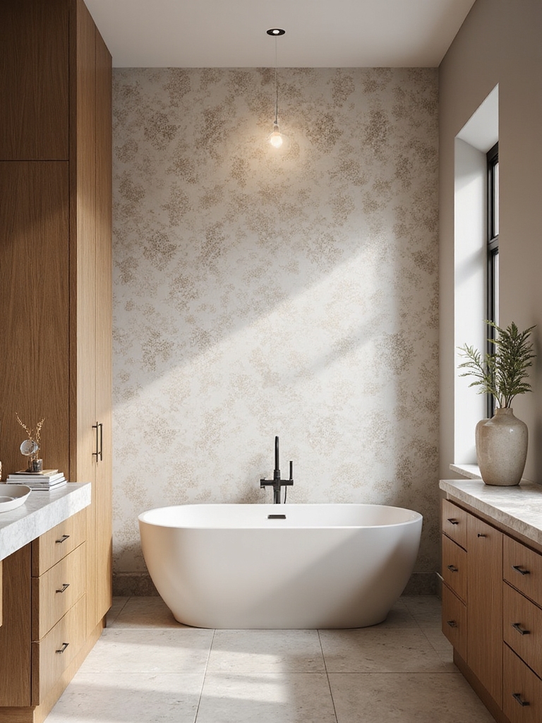 moisture resistant bathroom wallpapers