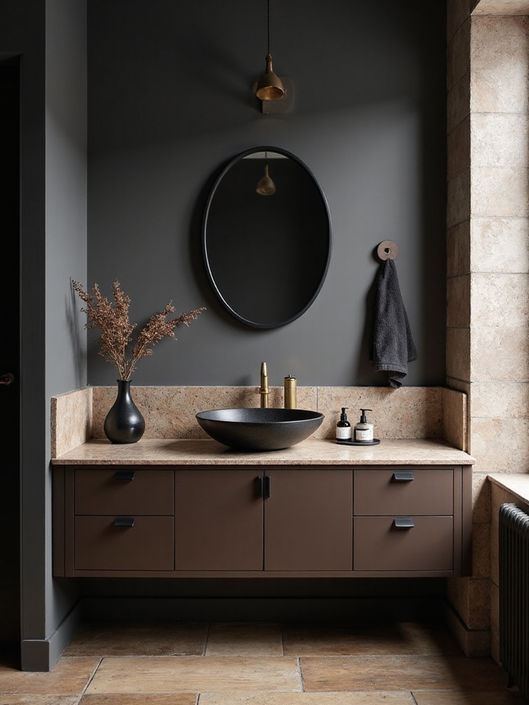 moody bath wall colors