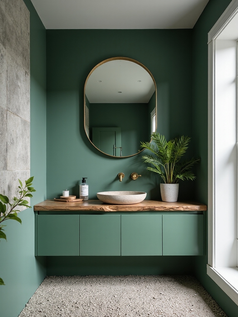 natural textures enhance bathrooms