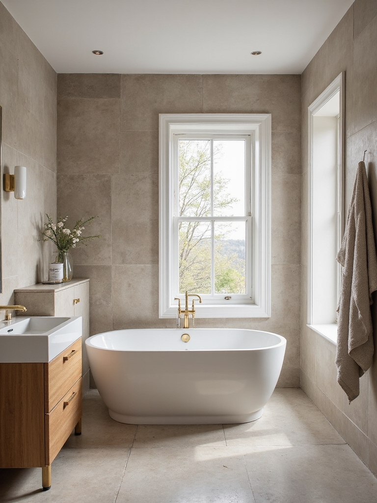 open and airy tubs